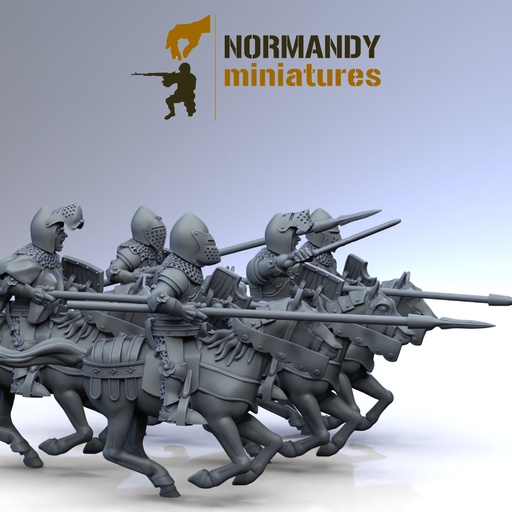 Late HYW knights charging