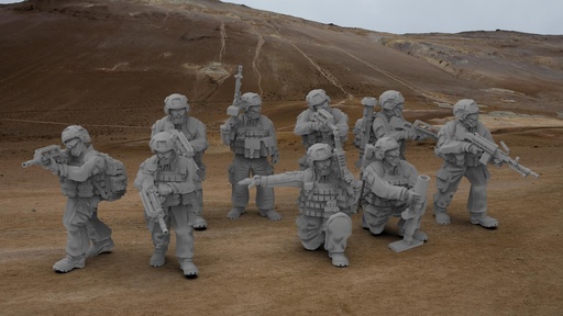 28mm MODERN  FRENCH FAMAS SECTION 3