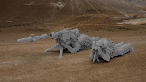 28mm MODERN FRENCH MILAN MISSILE 